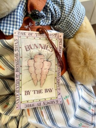 Rare Handmade Limited Edition Bunnies By The Bay Robin Sherwood Bunny 7