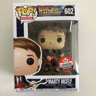 Funko Pop Back To The Future Marty Mcfly Guitar Canada Fan Expo Exclusive 602
