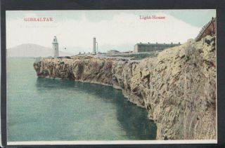 Gibraltar Postcard - View Of The Light - House (lighthouse) T3079