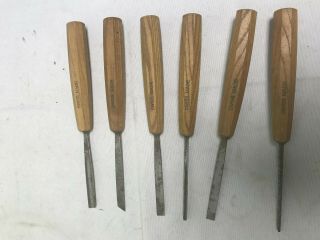 Vintage Swiss Made Wood Carving Tools