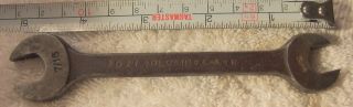 Vintage Plomb,  Plumb,  Plvmb 3021 L - A 9 B Rare 7/16 " X 3/8 " Double Open End Wrench