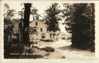 Rppc Wonalancet,  Nh Ferncroft And Currier Cottage Carroll County Hampshire