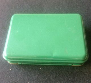 VINTAGE 1930 ' s GIRL SCOUT TIN FIRST AID KIT W/ Instruction Book/ No Contents 5
