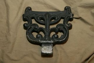 Antique Painted Cast Iron Urn Form Boot Scraper Heavy 5x7 