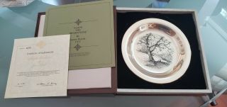 Limited Edition Franklin Plate (" Along The Brandywine " By James Wyeth)