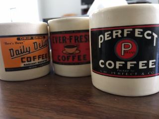 3 Yesteryear Brand Mugs 1995 By Westwood Daily Delight,  Ever - Fresh,  Perfect Coffee