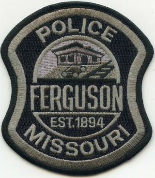 Ferguson Missouri Mo Subdued Police Patch