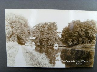 Kennet & Avon Canal - Kintbury Berkshire Section 1900s Historic Photo Postcard