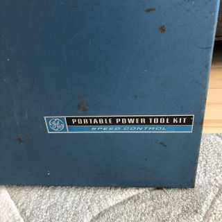 Vintage GE Electrak Portable Power Tool Kit Vintage Speed Control Unit Sabre 3