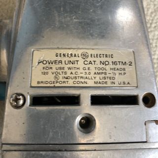 Vintage GE Electrak Portable Power Tool Kit Vintage Speed Control Unit Sabre 5