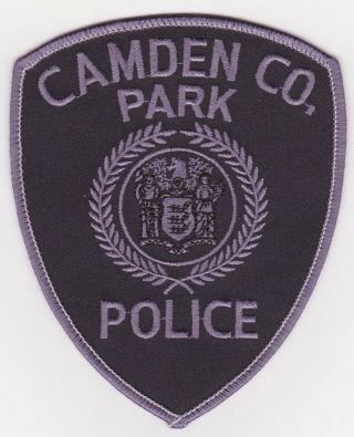 Nj Police Patch - Camden County Park Police Nj - Subdued - Defunct