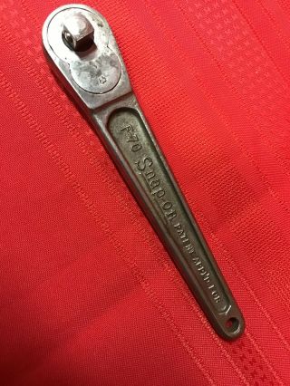 Vintage Snap - On F - 70 3/8 " Drive Ratchet 1932  Clover  Date Code Very Good Cond