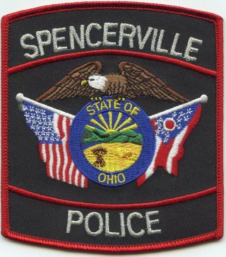 Spencerville Ohio Oh Police Patch