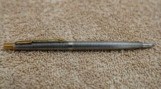 Vintage Parker 75 Cisele Classic International Sterling Silver Ballpoint Pen 3