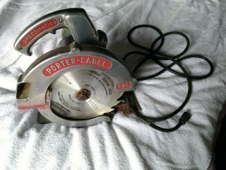 Vintage Porter Cable Circular Saw Model 528 Speedmatic