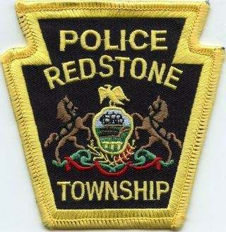 Redstone Township Pennsylvania Pa Police Patch