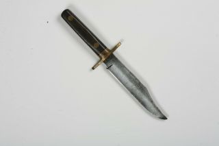Antique Bowie Knife.  Unmarked But Almost Certainly Sheffield Made.