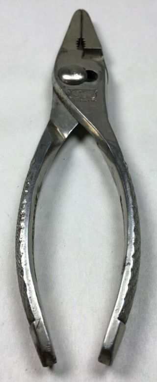 Vintage H.  S.  B.  & CO.  Our Very Best Thin Nose Slip Joint Pliers USA Tool Rare Tool 4