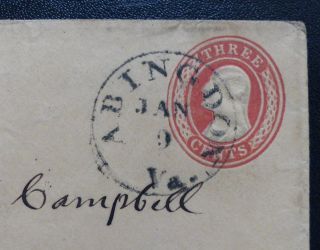 1855,  GOV.  W.  B.  CAMPBELL,  Lebanon,  TENN.  from ABINGDON,  VA 2