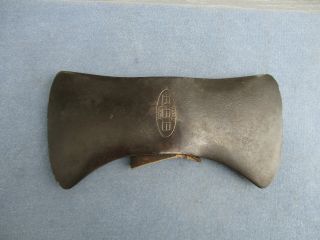 Vintage Bbb Hand Made Axe Head Double Bit 3 2 Fo Marked