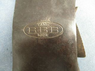 Vintage BBB Hand Made Axe Head Double Bit 3 2 FO Marked 3