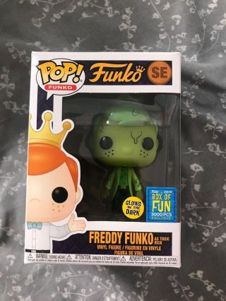 Funko Pop Funko Freddy As Toxic Rick Sdcc Le Limited To 3000 With Protector