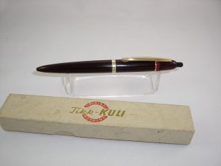 Vintage 1950s Rotring Tikk - Kuli Push Button Ballpoint Pen (k)