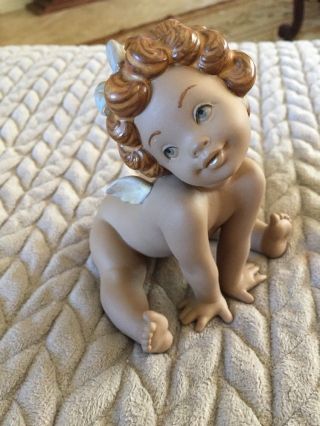 Lladro Angel Baby Wings Figurine Rare