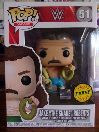 Funko Pop : Wwe 51 Jake " The Snake " Roberts Chase Pop Protector