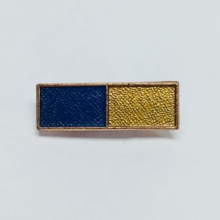 Girl Scout Senior Aide Bar Pin International Blue Gold Enamel Copper 9 - 165