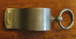 Vintage 1930 ' s 1940 ' s BSA Boy Scouts of America nickle plated signal whistle 4