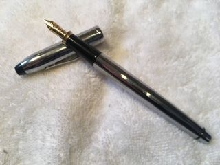 Cross Century Ii Lustrous Chrome Fountain Pen,  Med Nib