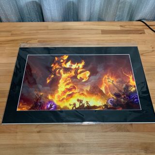 The Firelord Fine Art Print Wow Blizzard Sdcc 2019 (189 Of 300)