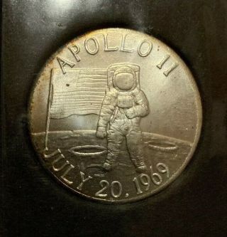 30th & 40th Anniversary Apollo 11 Flown Metal Commemorative Medallions 4