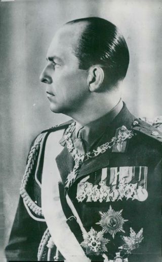 King Paul I Of Greece - Vintage Photo