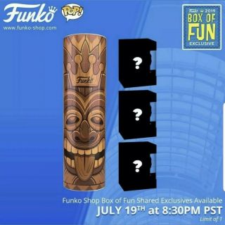 Rare Exclusive Freddy Funko Freaky Tiki Fundays 2019 Box Of Fun Confirmed