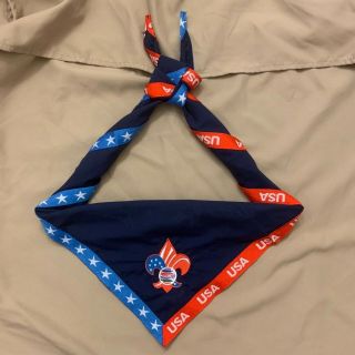 24th World Scout Jamboree Official USA Contingent Neckerchief 2019 2