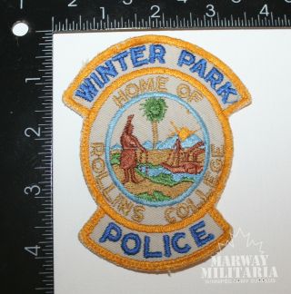 Early Winter Park Florida Police Patch (17898)