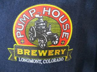 Pump House Brewery,  Longmont,  Co,  Navy Blue,  S/s,  Large