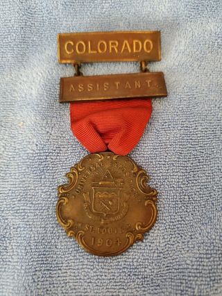 1904 World’s Fair Assistant Director Badge - Colorado