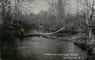 Rppc Scituate,  Ri Source Of Pawtuxet River Providence County Rhode Island Vintage