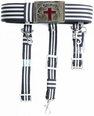 Knights Templar Sword Belt & Buckle For Waist Size 52 Top Quality