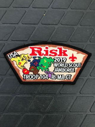 Boy Scout 2019 World Jamboree Risk Monopoly Usa Contingent Region 1 Set 4