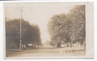 1915 Azo Rppc Postcard Of Street Scene At Alamo Ca