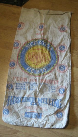 Vintage Feed Sack Schmidt 