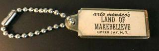 Vintage Key Chain From Land Of Make Believe Upper Jay N.  Y.
