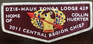 2011 Central Region Chief Dzie - Hauk Tonga Lodge 429 Collin Huerter