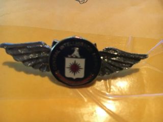 Central Intelligence Agency C.  I.  A.  Seal Logo Wings Pin