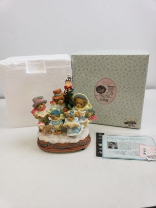 2005 Cherished Teddies All Is Calm All Is Bright Musical & Light Figure