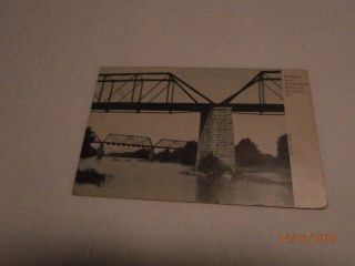 Riverton Va.  Bridges Over The Shenandoah River Warren Drug Co.